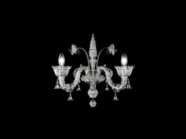 4607 - Venetian crystal wall lamp (Request Info).