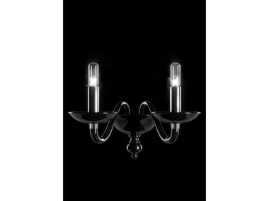 PALLADIANO - Venetian crystal wall lamp (Request Info).