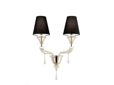 NEVADA - Venetian crystal wall lamp (Request Info).
