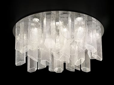 TRIM - Venetian crystal ceiling lamp (Request Info).
