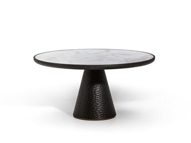 DUO - Wooden and marble coffee table (Request Info).