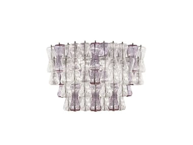 CLEPSYDRA - Venetian crystal ceiling lamp (Request Info).