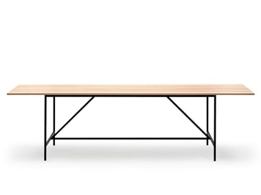 CACHE - Rectangular oak table (Request Info).