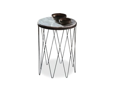 9500 - 104 - Round marble side table by Vibieffe