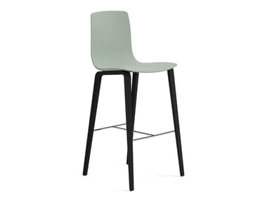 AAVA 02 - High barstool with wood legs (Request Info).