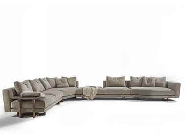 ABACUS - Corner sectional fabric sofa (Request Info).