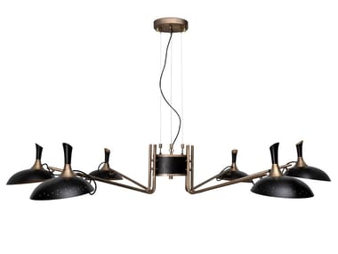 ABBEY - Aluminium and brass chandelier (Request Info).