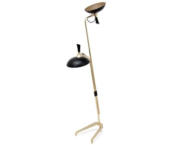 ABBEY - Aluminium and brass floor lamp (Request Info).
