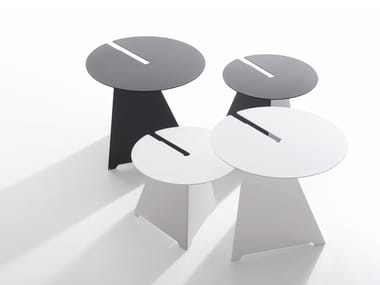 ABRA - Round steel coffee table (Request Info).