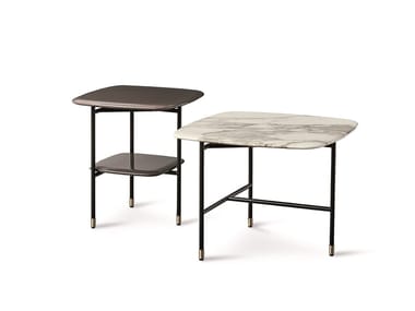 ADRIAN - Square marble coffee table (Request Info).
