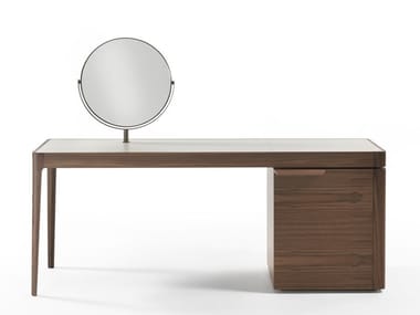 AFRODITE - Walnut secretary desk with drawers (Request Info).