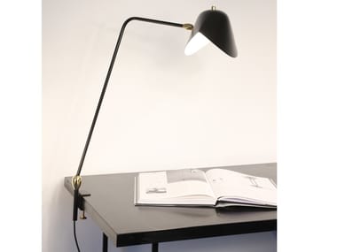 AGRAF?E DOUBLE ROTULES - Adjustable metal desk lamp (Request Info).