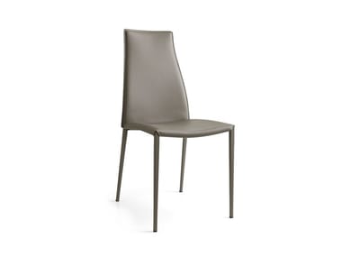 AIDA - High-back bonded leather chair (Request Info).