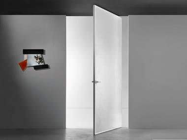 ALADIN PIVOT PLAIN - Pivot flush-fitting glass door (Request Info).