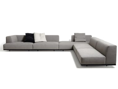 ALBERESE WOOD - Modular fabric sofa (Request Info).