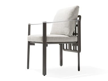 ALD?A - Garden fabric easy chair with armrests (Request Info).
