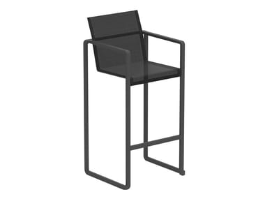 ALURA - High Batyline¢ç garden stool with back (Request Info).