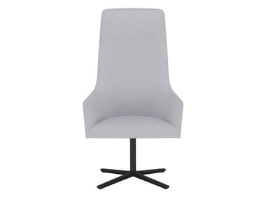 ALYA EXECUTIVE SO1482 - Upholstered high-back leather office chair with 4-Spoke base (Request Info).