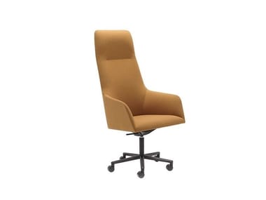 ALYA EXECUTIVE SO1472 - Height-adjustable office chair with castors with 5-Spoke base (Request Info).