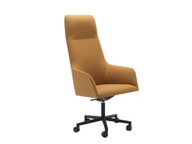 ALYA EXECUTIVE SO1496 - Height-adjustable office chair with castors with 5-Spoke base (Request Info).