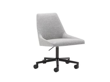 ALYA SI1555 - Upholstered office chair with castors with 5-Spoke base (Request Info).