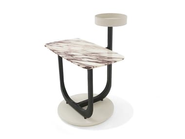 AMIRAL - Rectangular marble coffee table (Request Info).