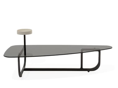 AMIRAL - Triangular crystal coffee table (Request Info).