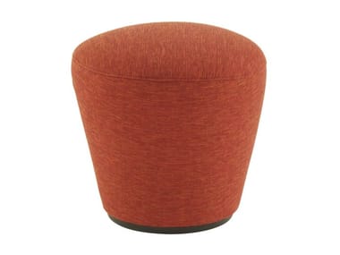 ANDA - Upholstered round fabric pouf (Request Info).