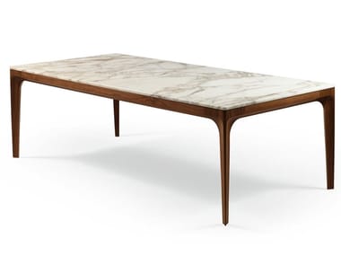 ANTEO - Rectangular marble table (Request Info).