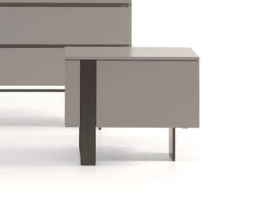 ANTIBES - Wooden bedside table with drawers (Request Info).