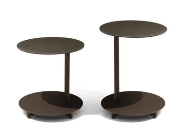 APSARA - Round steel garden side table (Request Info).