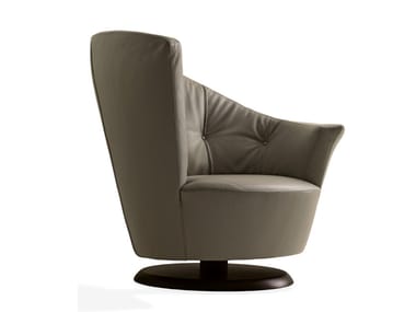 ARABELLA - Swivel fabric armchair (Request Info).