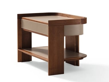 ARCHIBALD - Wooden bedside table with drawers (Request Info).