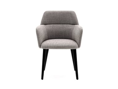 ARCHIE - Fabric chair with armrests (Request Info).