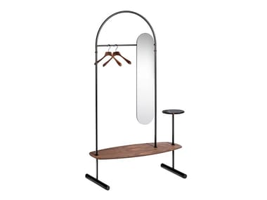 ARCO - Coat stand in wood and metal (Request Info).