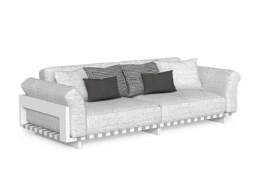 ARGO-ALU - 3 seater fabric garden sofa (Request Info).