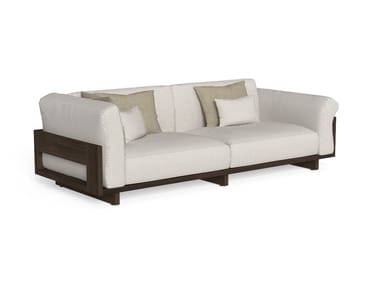 ARGO-WOOD - 3 seater fabric garden sofa (Request Info).