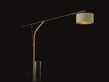 ARIA - LED metal floor lamp with swing arm (Request Info).
