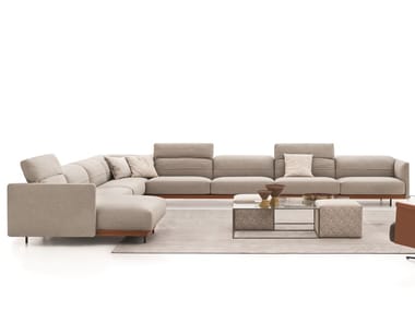 ARLOTT HIGH - Corner sectional fabric sofa (Request Info).