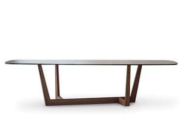 ART WOOD - Barrel-shaped table (Request Info).