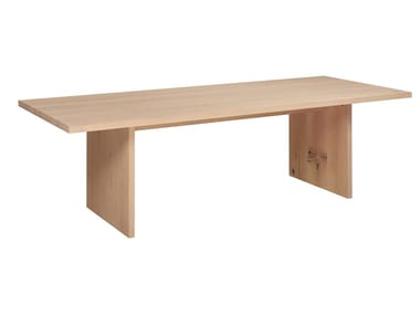 ASHIDA - Rectangular solid wood table (Request Info).