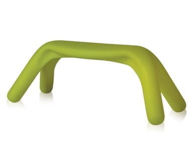 ATLAS - Stackable polyethylene garden bench (Request Info).