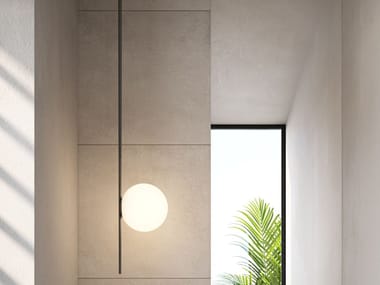 ATMOSPHERE - LED glass-fibre outdoor pendant lamp (Request Info).