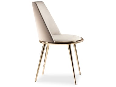 AURORA - Upholstered Eco-leather chair by Cantori