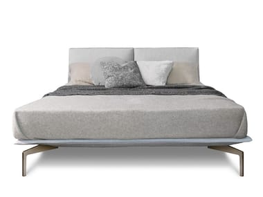 AVANT-APR?S - Fabric double bed with upholstered headboard (Request Info).