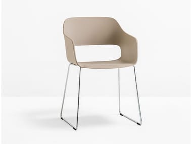 BABILA 2745 - Sled base technopolymer chair / set of 4.