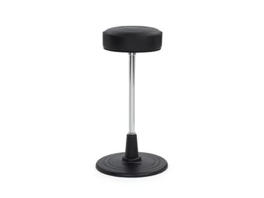 BAR STOOL No. 1 - Upholstered height-adjustable stool (Request Info).