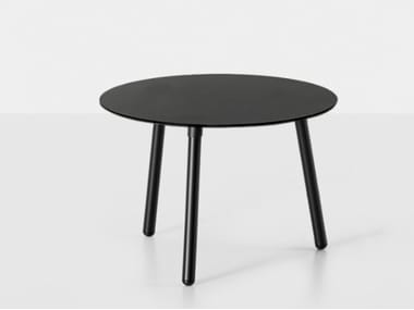 BCN - Round wooden coffee table (Request Info).