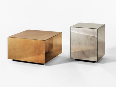 BELT - Square brass coffee table (Request Info).
