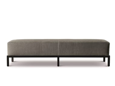 BERRY - Upholstered fabric bench with removable cover (Request Info).